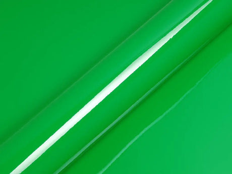 Color swatch of Hexis HX20000 Gloss Apple Green Vinyl Wrap HX20369B