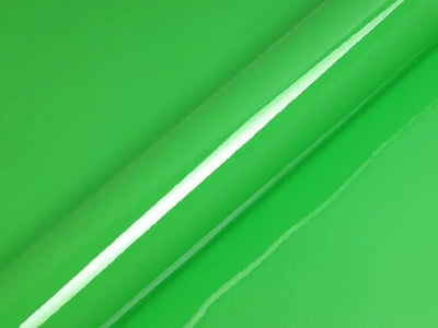 Color swatch of Hexis HX20000 Gloss Kiwi Green Vinyl Wrap HX20375B
