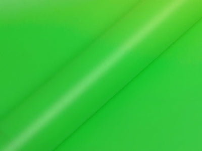 Color swatch of Hexis HX20000 Matte Light Green Vinyl Wrap HX20375M