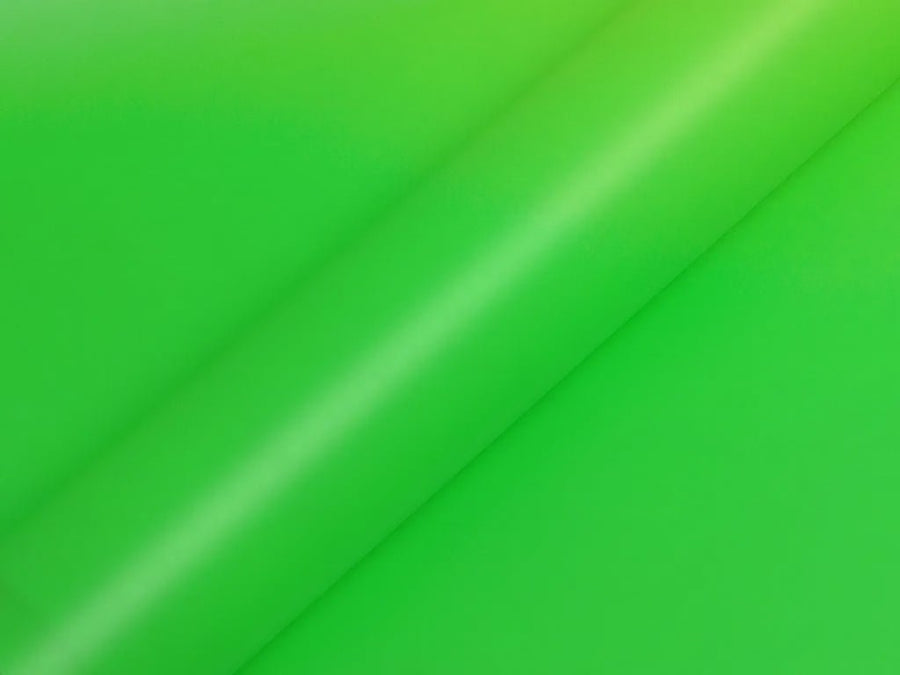 Color swatch of Hexis HX20000 Matte Light Green Vinyl Wrap HX20375M