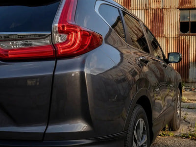 DIY Honda CR-V wrapped in Gloss HX20000 Dark Grey restyling film HX20432B