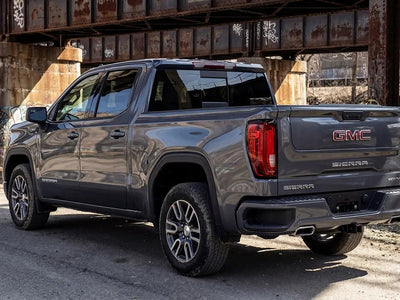 DIY GMC Sierra wrapped in Gloss HX20000 Dark Grey vinyl wrap HX20432B