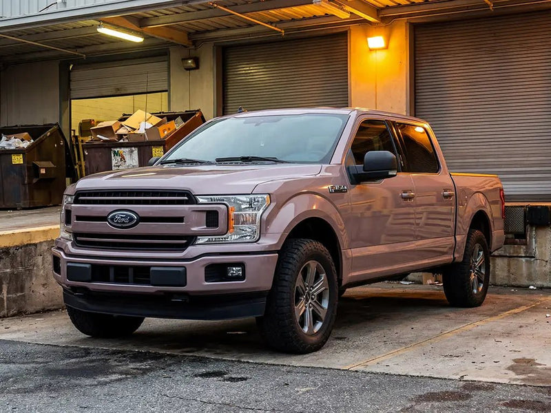 DIY Ford F-150 wrapped in Gloss HX20000 Metallic Cinder Rose vinyl wrap HX20437B