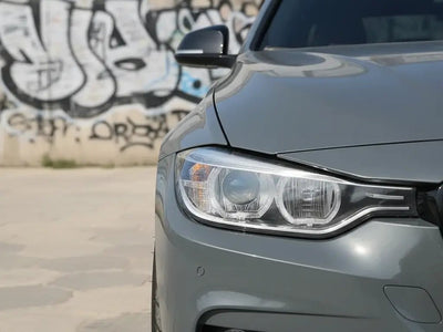 DIY BMW 3 Series wrapped in Gloss HX20000 Elephant Grey vinyl wrap HX20446B