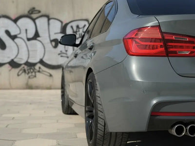 DIY BMW 3 Series wrapped in Gloss HX20000 Elephant Grey restyling film HX20446B