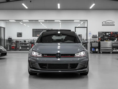 Volkswagen Golf GTI wrapped in Hexis Gloss HX20000 Elephant Grey car wrap film HX20446B
