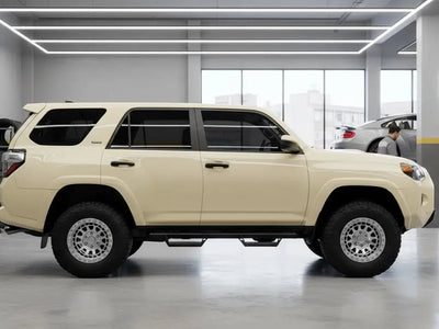 DIY Toyota 4Runner wrapped in Gloss HX20000 Ivory automotive vinyl film HX20468B