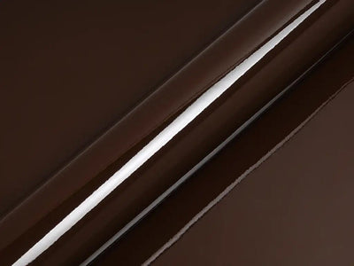 Color swatch of Hexis HX20000 Gloss Brown Vinyl Wrap HX20476B