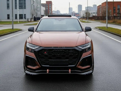 Audi RS Q8 wrapped in Hexis Gloss HX20000 Brown wrap film HX20476B