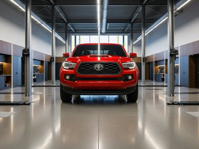 Toyota Tacoma wrapped in Gloss HX20000 Red Embers car wrap film HX20485B