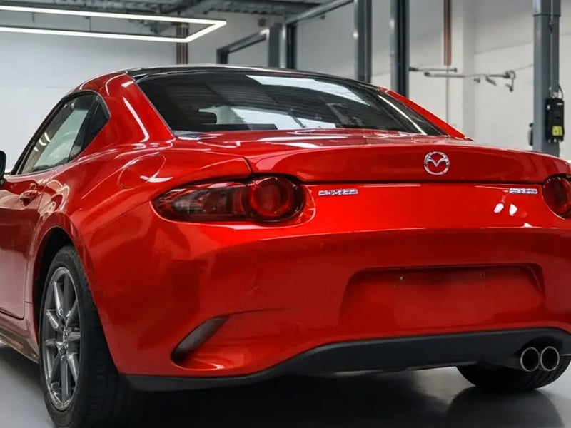 Mazda MX-5 wrapped in Gloss HX20000 Red Embers automotive vinyl film HX20485B