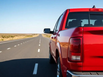 Ram 1500 wrapped in Gloss HX20000 Red Embers automotive vinyl film HX20485B