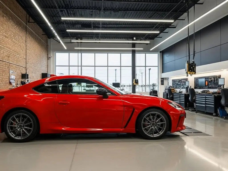 Toyota GR86 wrapped in Gloss HX20000 Red Embers automotive vinyl film HX20485B