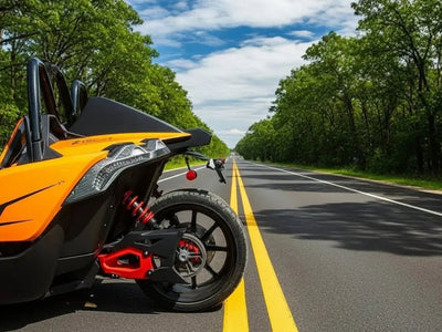 DIY Polaris Slingshot wrapped in Gloss HX20000 Urban Orange car wrap film HX20495B