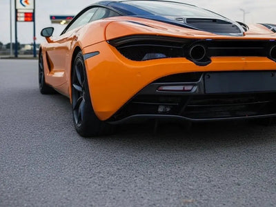 McLaren 720S wrapped in Gloss HX20000 Urban Orange wrap film HX20495B
