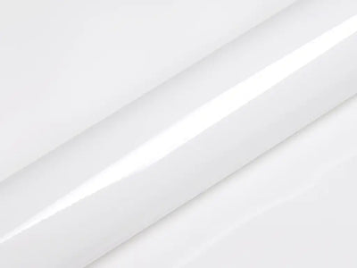Color swatch of Hexis HX20000 Gloss Ice White Vinyl Wrap HX20500B