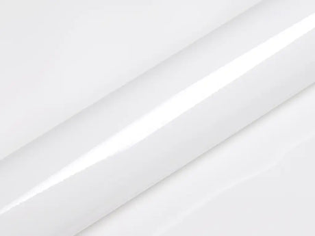 Color swatch of Hexis HX20000 Gloss Ice White Vinyl Wrap HX20500B