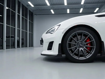 DIY Subaru BRZ wrapped in Gloss HX20000 Ice White vinyl wrap HX20500B
