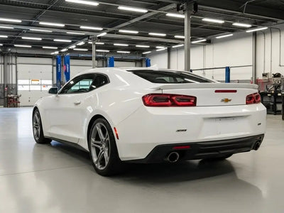 Chevrolet Camaro wrapped in Gloss HX20000 Ice White restyling film HX20500B detail