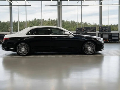 DIY Mercedes-Maybach S-Class wrapped in Gloss HX20000 Ice White vinyl wrap HX20500B