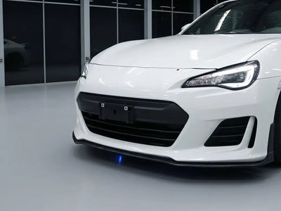 Toyota 86 wrapped in Hexis Gloss HX20000 Ice White car wrap film HX20500B