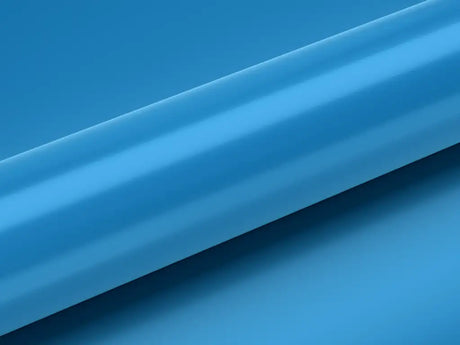 Color swatch of Hexis HX20000 Satin Racing Light Blue Vinyl Wrap HX20521S
