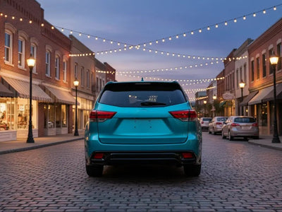 Toyota Sienna wrapped in Gloss HX20000 Grand Prix Blue vinyl wrap HX20525B