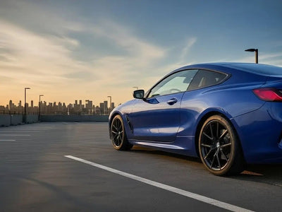 BMW 4 Series wrapped in Gloss HX20000 Abyssal Blue restyling film HX20532B