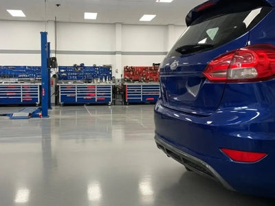 Ford Fiesta wrapped in Hexis Gloss HX20000 Abyssal Blue car wrap film HX20532B