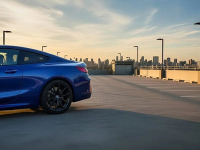 BMW 8 Series wrapped in Gloss HX20000 Abyssal Blue vinyl wrap HX20532B