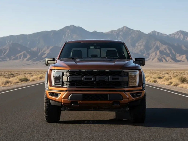 DIY Ford F-150 Raptor wrapped in Gloss HX20000 Canyon Bronze Metal car wrap film HX20661B