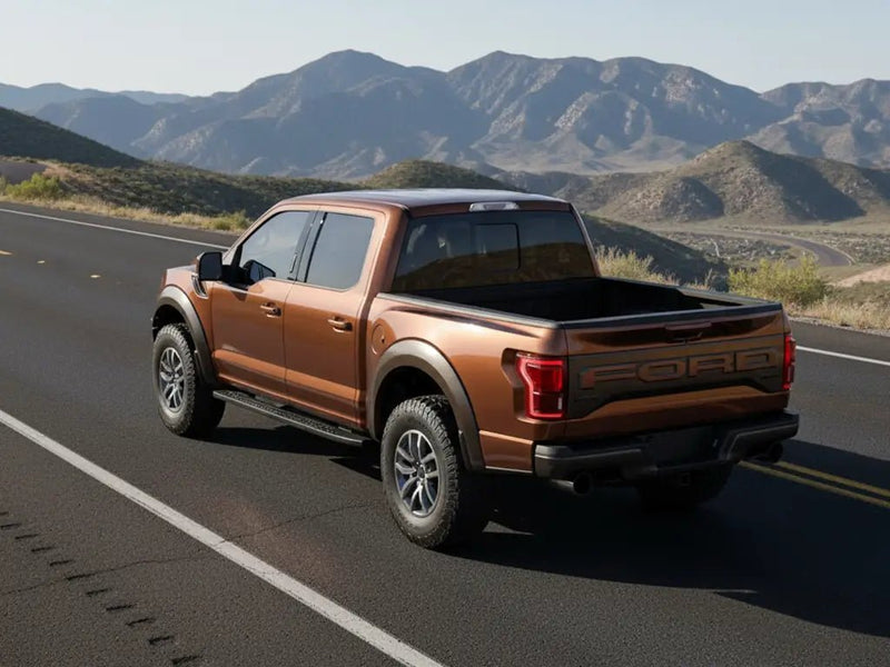 Ford F-150 Raptor wrapped in Gloss HX20000 Canyon Bronze Metal vinyl wrap HX20661B