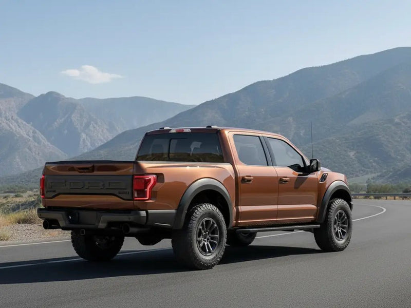 Ford F-150 Raptor wrapped in Hexis Gloss HX20000 Canyon Bronze Metal vinyl wrap HX20661B