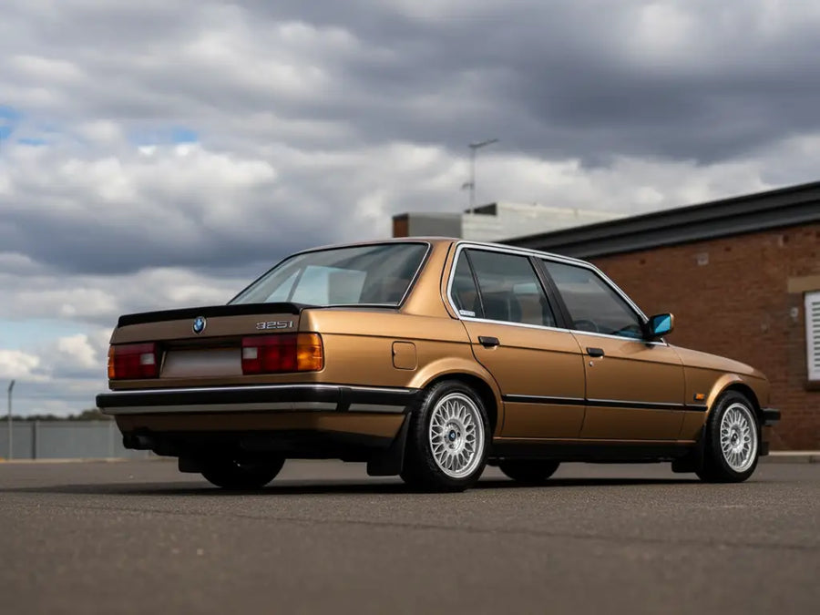 BMW 325i wrapped in Satin HX20000 Metallic Canyon Copper car wrap film HX20661S