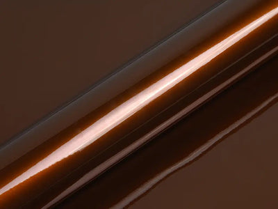 Color swatch of Hexis HX20000 Gloss Havana Brown Vinyl Wrap HX20731B