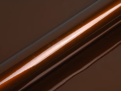 Color swatch of Hexis HX20000 Gloss Havana Brown Vinyl Wrap HX20731B