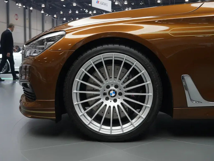 BMW 7 Series wrapped in Gloss HX20000 Havana Brown vinyl wrap HX20731B