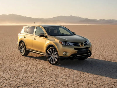 DIY Toyota RAV4 wrapped in Gloss HX20000 Gold restyling film HX20871B