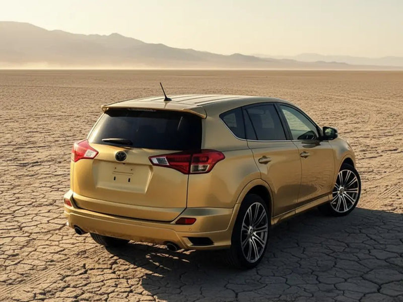 Toyota RAV4 wrapped in Gloss HX20000 Gold vinyl wrap HX20871B