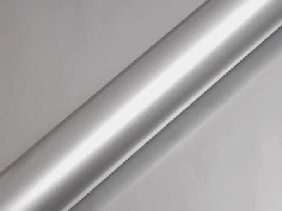 Color swatch of Hexis HX20000 Gloss Silver Vinyl Wrap HX20877B