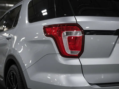 Ford Explorer wrapped in Hexis Gloss HX20000 Silver car wrap film HX20877B