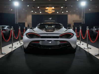 DIY McLaren 720S wrapped in Gloss HX20000 Silver wrap film HX20877B