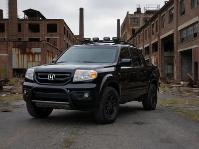 Honda Ridgeline wrapped in Gloss HX20000 Coal Black automotive vinyl film HX20889B