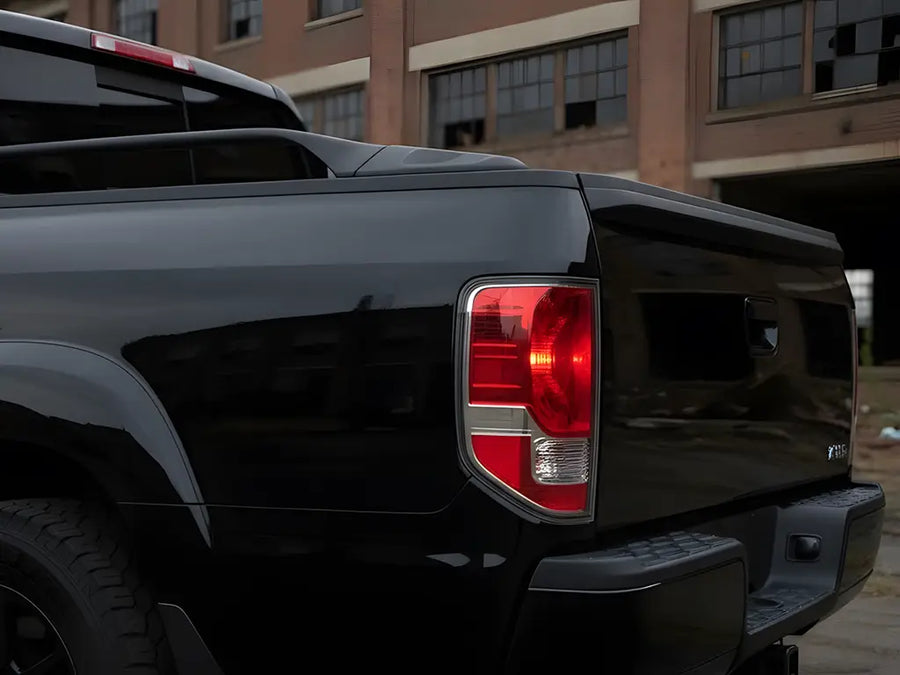 GMC Canyon wrapped in Hexis Gloss HX20000 Coal Black restyling film HX20889B