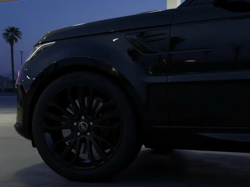 Land Rover Range Rover wrapped in Hexis Gloss HX20000 Deep Black wrap film HX20890B