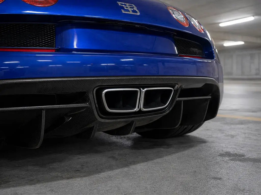 DIY Bugatti Veyron wrapped in Gloss HX20000 Metallic Night Blue automotive vinyl film HX20905B