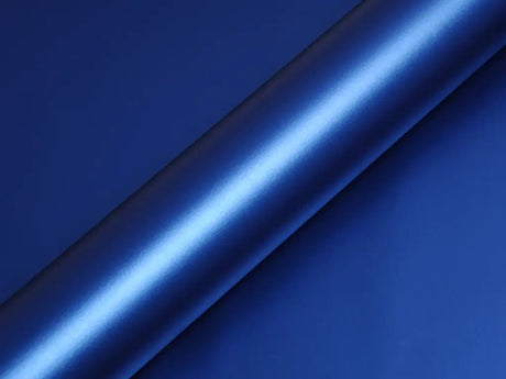 Color swatch of Hexis HX20000 Matte Metallic Night Blue Vinyl Wrap HX20905M
