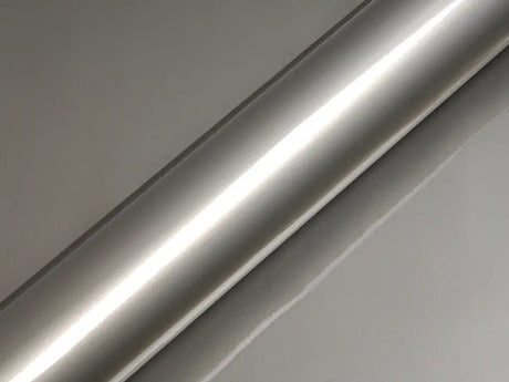 Color swatch of Hexis HX20000 Gloss Metallic Bronze Grey Vinyl Wrap HX20948B