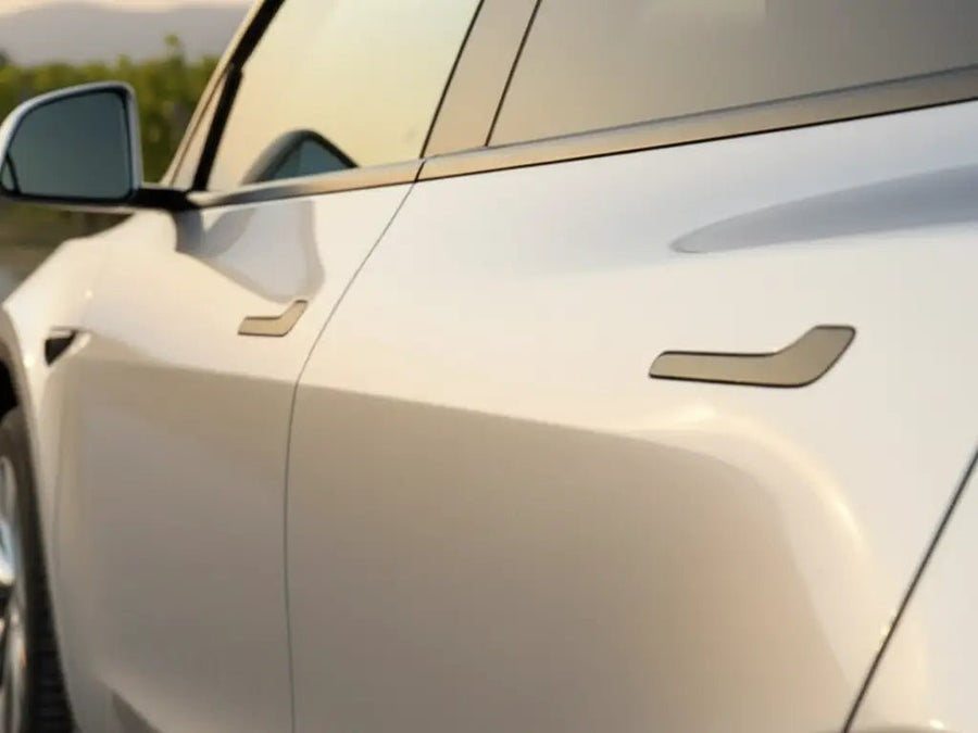 DIY Tesla S wrapped in Gloss HX20000 Metallic Meteorite Grey car wrap film HX20990B