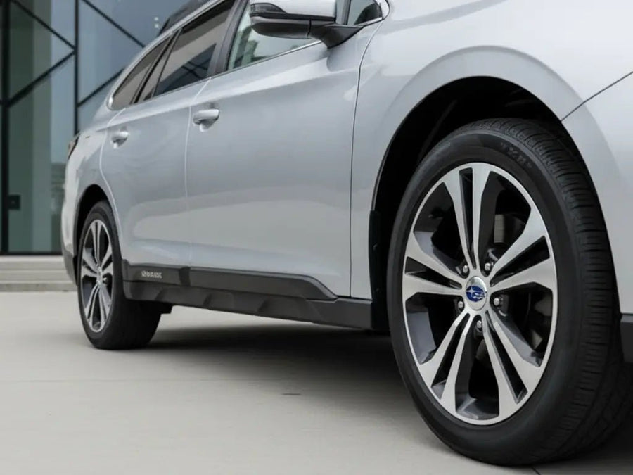 Subaru Outback wrapped in Hexis Gloss HX20000 Metallic Meteorite Grey car wrap film HX20990B